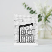 Petra El Khazneh Tempel Postkarte (Stehend Vorderseite)