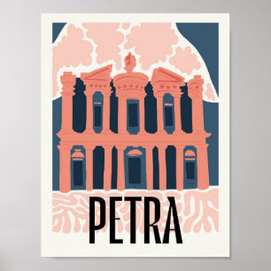 Petra Jordan abstrakt Reise floral Kunst Poster