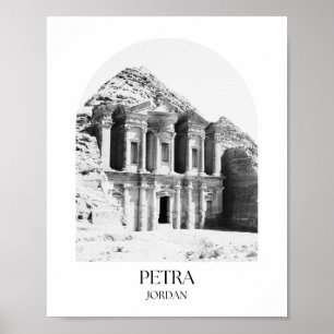 Petra Jordan Arch Foto Print Poster