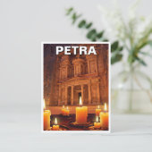 Petra Jordan Candles Night Postkarte (Stehend Vorderseite)