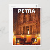 Petra Jordan Candles Night Postkarte (Vorne/Hinten)