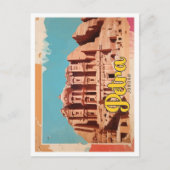 Petra Jordan Pop Art Travel Illustration Postkarte (Vorderseite)