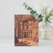 Petra Jordan Reise Postkarte (Stehend Vorderseite)