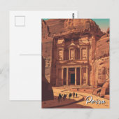 Petra Jordan Reise Postkarte (Vorne/Hinten)