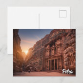 Petra Jordan Reise Postkarte (Vorne/Hinten)