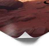 Petra Jordan Reiseplakat Poster (Ecke)