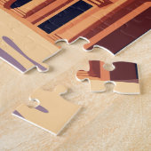 Petra Jordan Travel Art Vintag Puzzle (Seite)