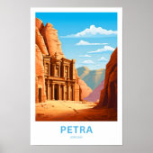 Petra Jordan Travel Print Poster (Vorne)