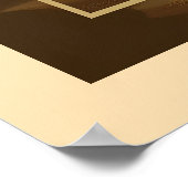 Petra, Jordan Vintage Travel Poster (Ecke)