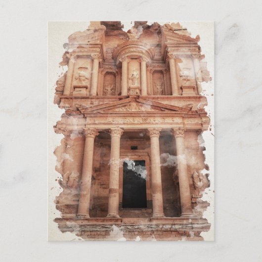 Petra Jordan Watercolor Art Postkarte (Vorderseite)