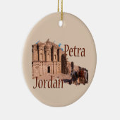 Petra, Jordanien: Das Kloster Keramik Ornament (Rechts)