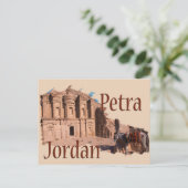 Petra, Jordanien: Das Kloster Postkarte (Stehend Vorderseite)