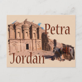 Petra, Jordanien: Das Kloster Postkarte