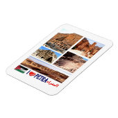 Petra - Jordanien - I Liebe - Magnet (Linke Seite)