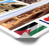 Petra - Jordanien - I Liebe - Poster (Ecke)