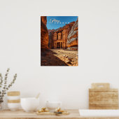 Petra, Jordanien: Iconischer Rotkehltempel Poster (Küche)