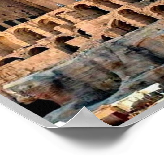 Petra - Jordanien - Poster (Ecke)