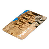 Petra Kloster in Jordanien Magnet von Velvet Escap (Linke Seite)