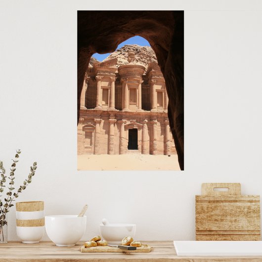 Petra-Klosterbogen Poster (Küche)