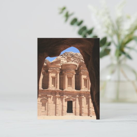 Petra-Klosterbogen Postkarte (Stehend Vorderseite)