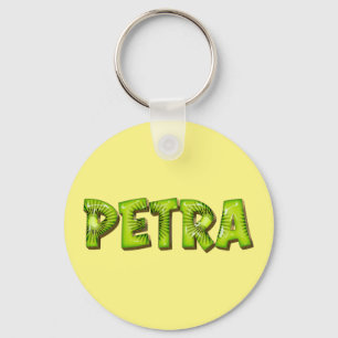 Petra Name Kiwi Design Schlüsselanhänger