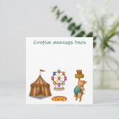 Petra pig balancing act (Stehend Vorderseite)