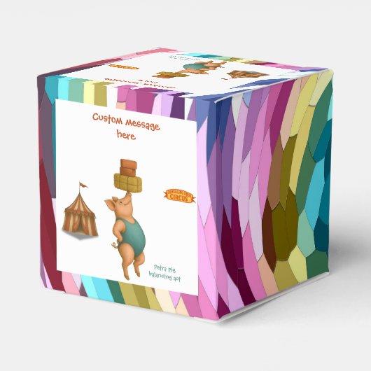 Petra pig balancing act geschenkschachtel (Rückseite)