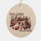 Petra: Rose Rote Stadt Keramik Ornament (Links)