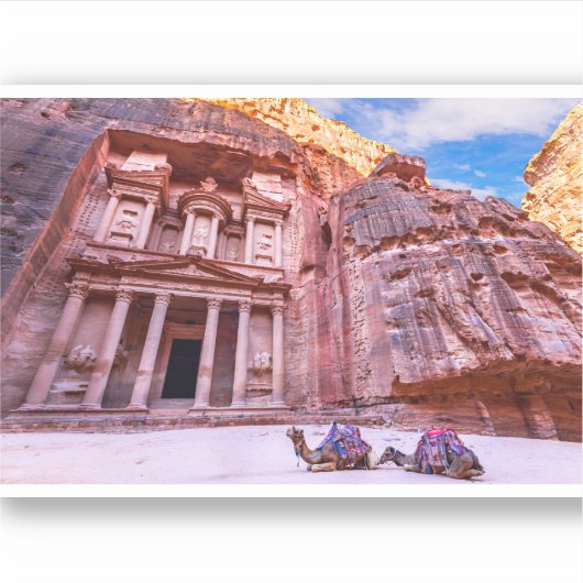 Petra Treasury Aufkleber (Vorderseite)