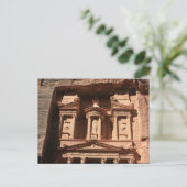 Petra-Treasury-Felsen Postkarte (Stehend Vorderseite)