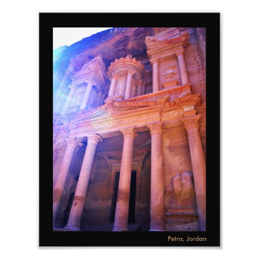 Petra Treasury Fotodruck (Vorne)
