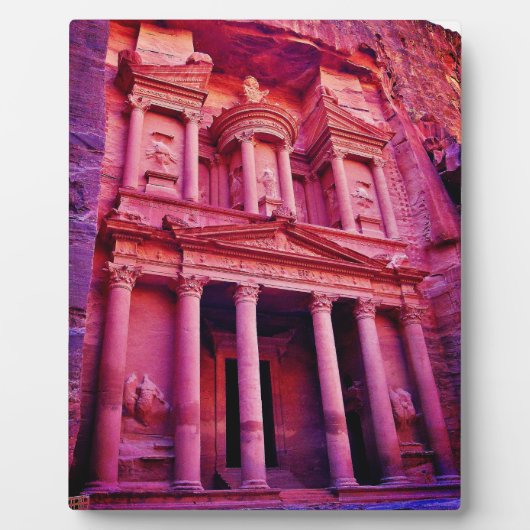 Petra Treasury Fotoplatte (Vorderseite)