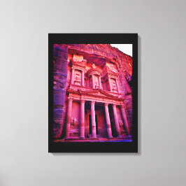 Petra Treasury Gebäude Leinwanddruck