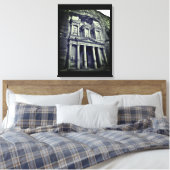 Petra Treasury Gebäude Leinwanddruck (Insitu (Schlafzimmer))