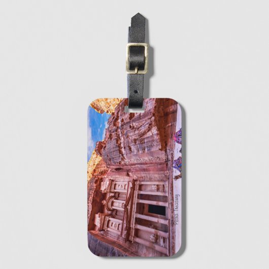 Petra Treasury Gepäckanhänger (Vorderseite Vertikal)