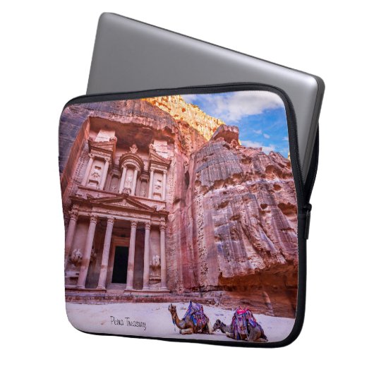 Petra Treasury Laptopschutzhülle (Vorderseite Links)