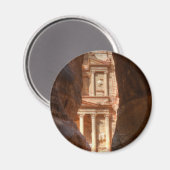 Petra Treasury offen Magnet (Vorderseite/Rückseite)