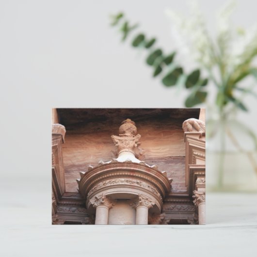 Petra-Treasury Postkarte (Stehend Vorderseite)