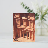 Petra Treasury Postkarte (Stehend Vorderseite)