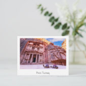 Petra Treasury Postkarte (Stehend Vorderseite)