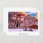 Petra Treasury Postkarte (Vorne/Hinten)