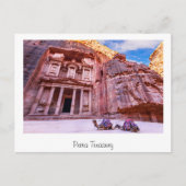 Petra Treasury Postkarte (Vorderseite)