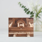 Petra-Treasury Postkarte (Stehend Vorderseite)