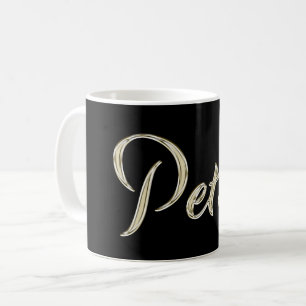 Petra white gold Handwriting Tasse Kaffeetasse
