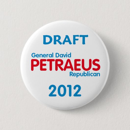 PETRAEUS 2012 Knopf Button (Vorderseite)