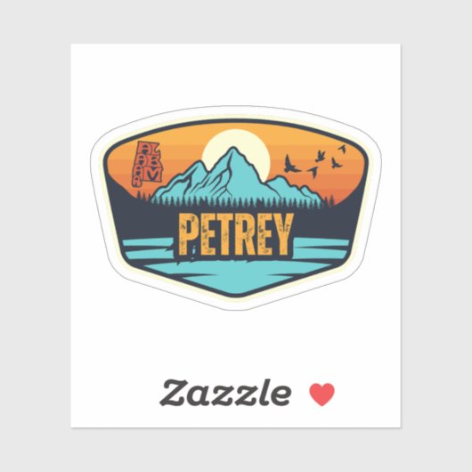 Petrey, Alabama Aufkleber (Blatt)