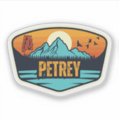 Petrey, Alabama Aufkleber (Vorderseite)