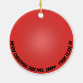 Petri Dish Agar Plate Microbe Microbiology Teacher Keramik Ornament (Hinten)