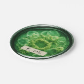 Petri Dish Paper Teller, 7" Round Paper Plate Pappteller (Schrägansicht)