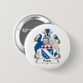 Petrie Familienwappen Button (Vorne & Hinten)